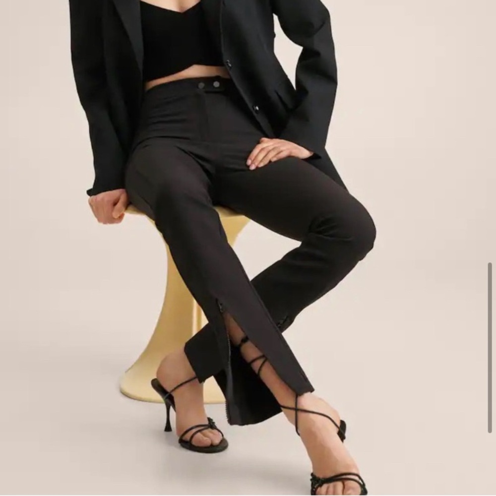 MANGO split hem trouser NWT